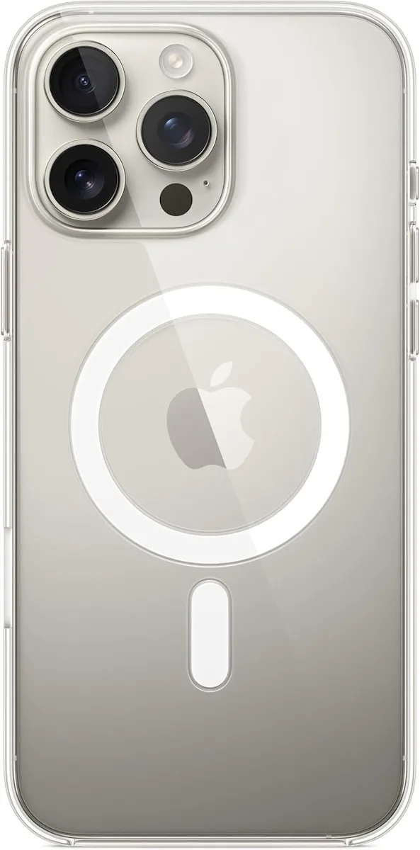 Apple Clear Case with MagSafe Back Cover Σιλικόνης Διάφανο (iPhone 16 Pro Max) MA7F4ZM/A - Image 1