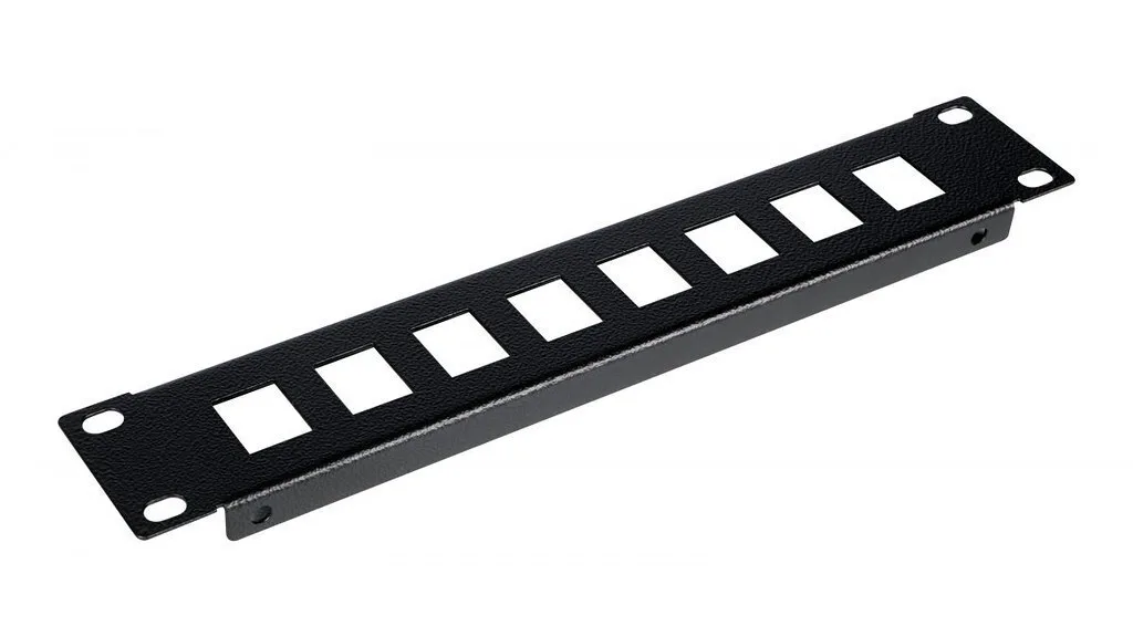 20241001101401_equip_patch_panel_keystone_gia_rack_1u_10_mayro_ezkp_10_b.jpeg Equip Patch Panel Keystone για Rack 1U 10" Μαύρο EZKP-10-B - Image 1