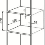 MPM MPM-25-KMI-01 Εντοιχιζόμενος Φούρνος Μικροκυμάτων με Grill 25lt Μαύρος
