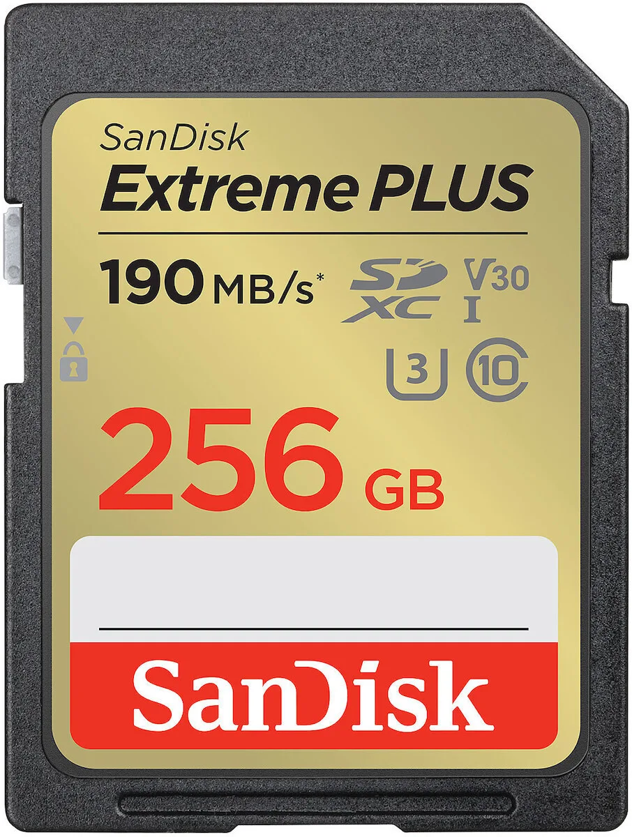 20241002173142_sandisk_extreme_sdxc_256gb_class_10_u3_v30_uhs_i_90mb_s.jpeg Sandisk Extreme SDXC 256GB U3 V30 UHS-I 90MB/s - Image 1