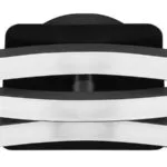 Active Jet Φωτιστικό Τοίχου με Ενσωματωμένο LED και Θερμό Λευκό Φως Μαύρο 39.8εκ. AJE-LOGAN