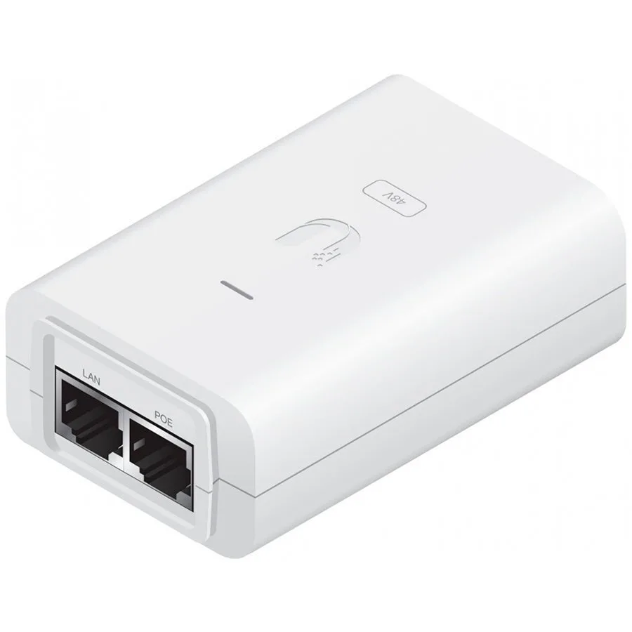 20241003124414_ubiquiti_poe_48_24w_wh_poe_injector.jpeg Ubiquiti POE-48-24W-WH PoE Injector - Image 1