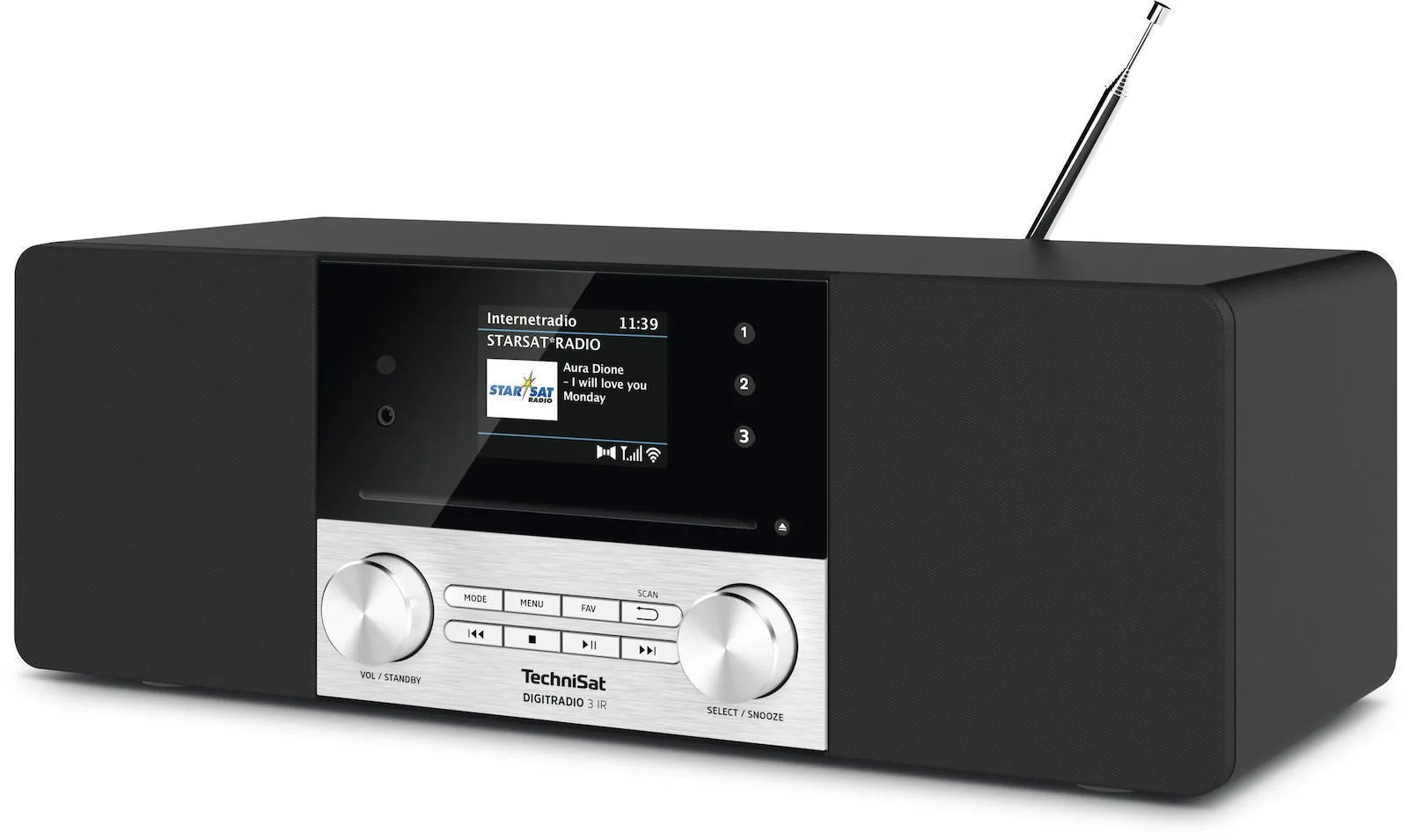20241003132414_technisat_ichosystima_2_0_digitradio_3_ir_20w_me_cd_digital_media_player_kai_bluetooth_mayro.jpeg Technisat Ηχοσύστημα 2.0 Digitradio 3 IR 0000/3956 20W με CD / Digital Media Player και Bluetooth Μαύρο - Image 1