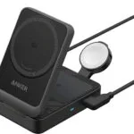 Anker Φορτιστής Magsafe 15W Μαύρος (MagGo 3-in-1 Foldable)