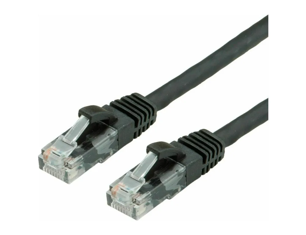 Value U/UTP Cat.6a (Gigabit) Καλώδιο Δικτύου Ethernet 0.3m Μαύρο - Image 1