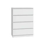 Malwa M4 White Chest Drawers