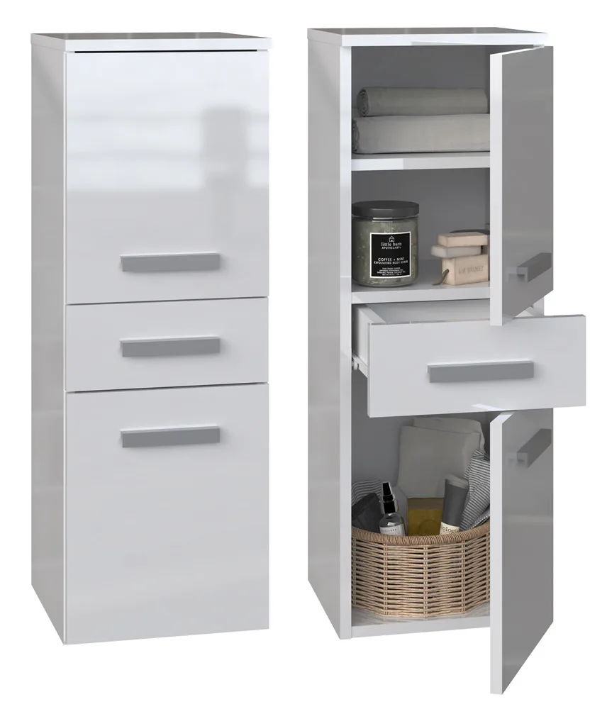 20241004124614_nel_v_dds_white_gloss_bathroom_column.jpeg Nel V Dds White Gloss Bathroom Column - Image 1