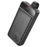 Hoco J123Β Power Bank 30000mAh 20W με 3 Θύρες USB-A και Θύρα USB-C Quick Charge 2.0 / Quick Charge 3.0 Μαύρο