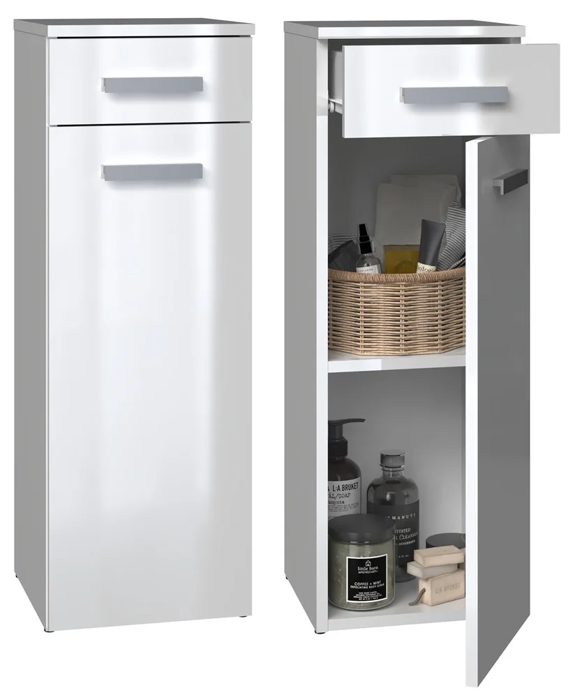 20241004162330_nel_v_ds_white_gloss_bathroom_column.jpeg Nel V Ds White Gloss Bathroom Column - Image 1