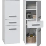 Nel V Dds White Bathroom Column