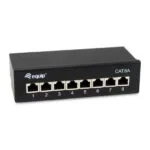 Equip Patch Panel Shielded cat6a Μαύρο 326621