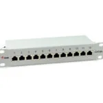 Equip Patch Panel Shielded για Rack 1U 10" cat6a Γκρι 326523