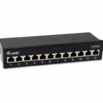 Equip Patch Panel Shielded για Rack 1U 10" cat6a Μαύρο 326623