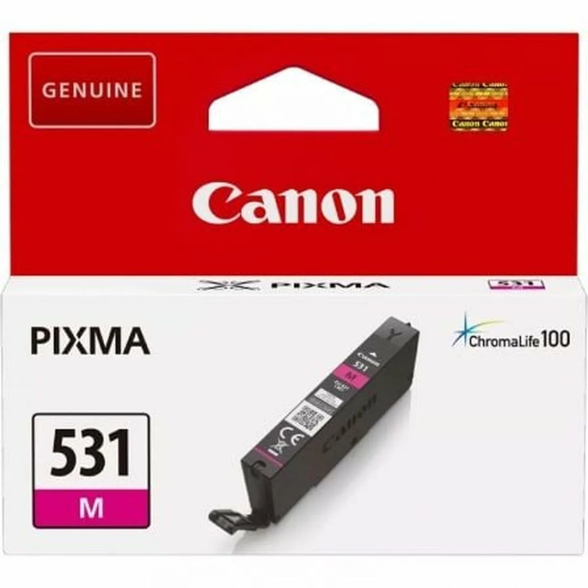 20241007124131_canon_cli_531m_melani_ektypoti_inkjet_matzenta_6120c001.jpeg Canon CLI-531M Γνήσιο Μελάνι Εκτυπωτή InkJet Ματζέντα (6120C001) - Image 1