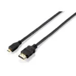 Equip 119309 HDMI 1.4 High Speed 1080p 120Hz Cable HDMI male - micro HDMI male 1m Μαύρο 119309