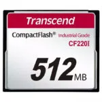 Transcend Industrial Memory Card Cf Cf220i 512mb