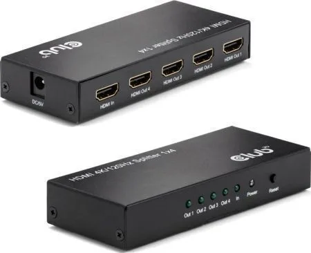 Club-3d Video Splitter Csv-1385 4:1 Hdmi 4k 120hz Black - Image 1