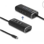 DeLock Port Hub 10 Θυρών USB 2.0 με σύνδεση USB-C 64234