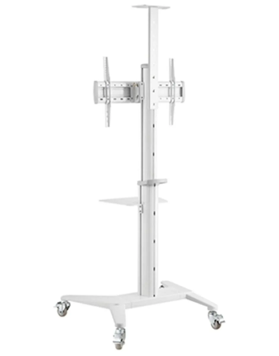 Gembird TVS-70T-02-W Βάση Τηλεόρασης Δαπέδου έως 70" και 70kg Λευκό - Image 1
