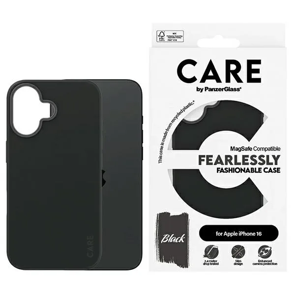 20241016143814_panzerglass_back_cover_mayro_iphone_16_1377.jpeg PanzerGlass Fashion Back Cover Σιλικόνης / Tempered Glass Μαύρο (iPhone 16) 1377 - Image 1