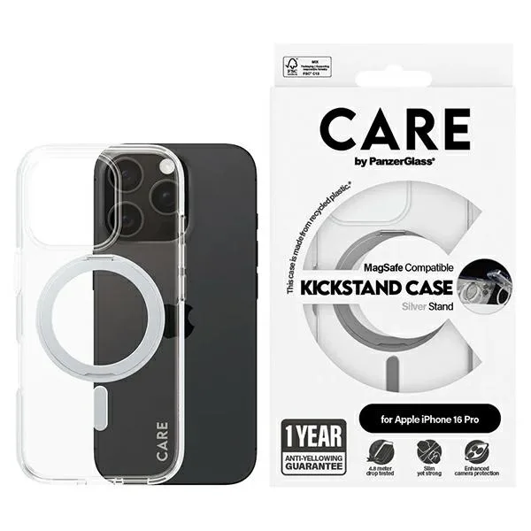 20241016143939_panzerglass_back_cover_asimi_iphone_16_pro_1326.jpeg PanzerGlass Feature Kickstand Back Cover Πλαστικό Ασημί (iPhone 16 Pro) 1326 - Image 1