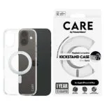 PanzerGlass Feature Kickstand Back Cover Σιλικόνης / Πλαστικό Ασημί (iPhone 16 Plus) 1327