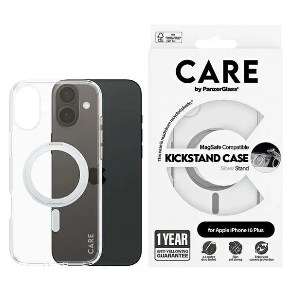 20241016151749_panzerglass_back_cover_asimi_iphone_16_plus_1327.jpeg PanzerGlass Feature Kickstand Back Cover Σιλικόνης / Πλαστικό Ασημί (iPhone 16 Plus) 1327 - Image 1
