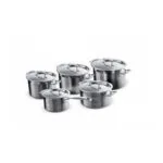 Le Creuset 3-ply 3ply Five-piece Fivepiece Saucepan Set Stainless Steel 96209400001000