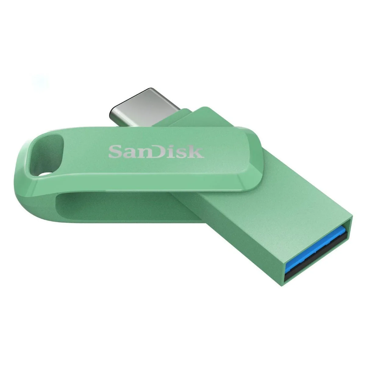 20241017161605_sandisk_64gb_usb_2_0_stick_me_syndesi_usb_c.jpeg Sandisk Ultra Dual Drive Go 64GB USB 2.0 Stick με σύνδεση USB-C & USB-A Πράσινο - Image 1