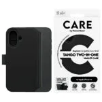 PanzerGlass Feature Tango 2in1 Wallet Magsafe Δερμάτινο Μαύρο (iPhone 16) 1329