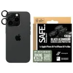 PanzerGlass Safe Προστασία Κάμερας Tempered Glass Μαύρο για το iPhone 16 Pro, iPhone 16 Pro Max SAFE95891