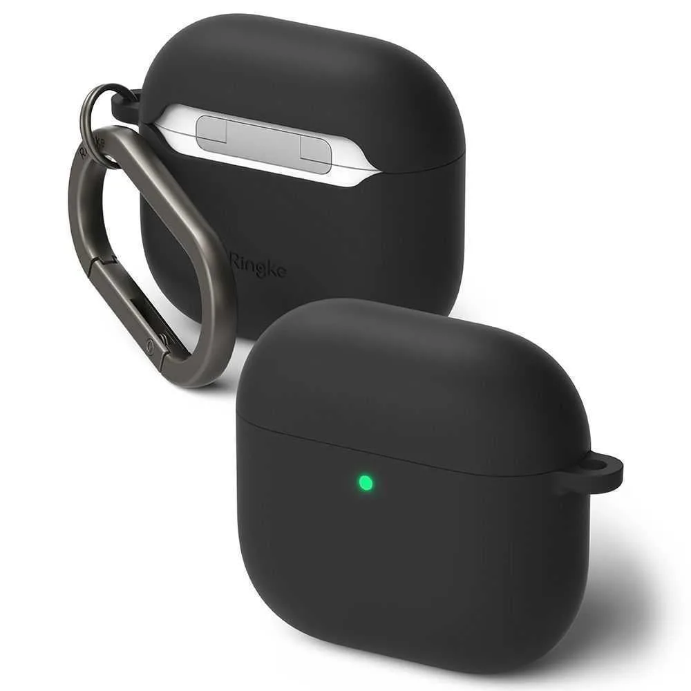 20241018144842_ringke_thiki_silikonis_se_mayro_chroma_gia_apple_airpods_4.jpeg Ringke Silicone Θήκη Σιλικόνης με Γάντζο σε Μαύρο χρώμα για Apple AirPods 4 - Image 1