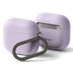 Ringke Silicone Θήκη Σιλικόνης με Γάντζο Light Purple για Apple AirPods 4