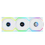 Lian Li UNIFAN SL Wireless LCD Case Fan 120mm (1900rpm / 58.08cfm) με RGB Φωτισμό 3τμχ Λευκό