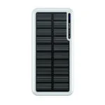 Boompods Obi Ηλιακό Power Bank 10000mAh με 2 Θύρες USB-A και Θύρα USB-C Λευκό