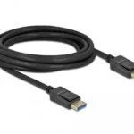 Delock Displayport 2.0 Male To Displayport Male Cable 10k 3 M