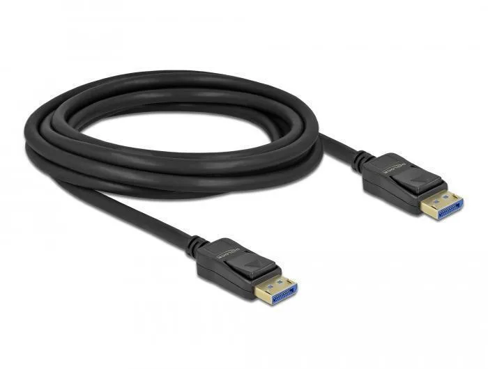 Delock Displayport 2.0 Male To Displayport Male Cable 10k 3 M - Image 1