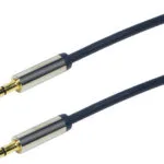 LogiLink Καλώδιο Ήχου 3.5mm male - 3.5mm male Μπλε 3m με Επίχρυσους Ακροδέκτες CA10300