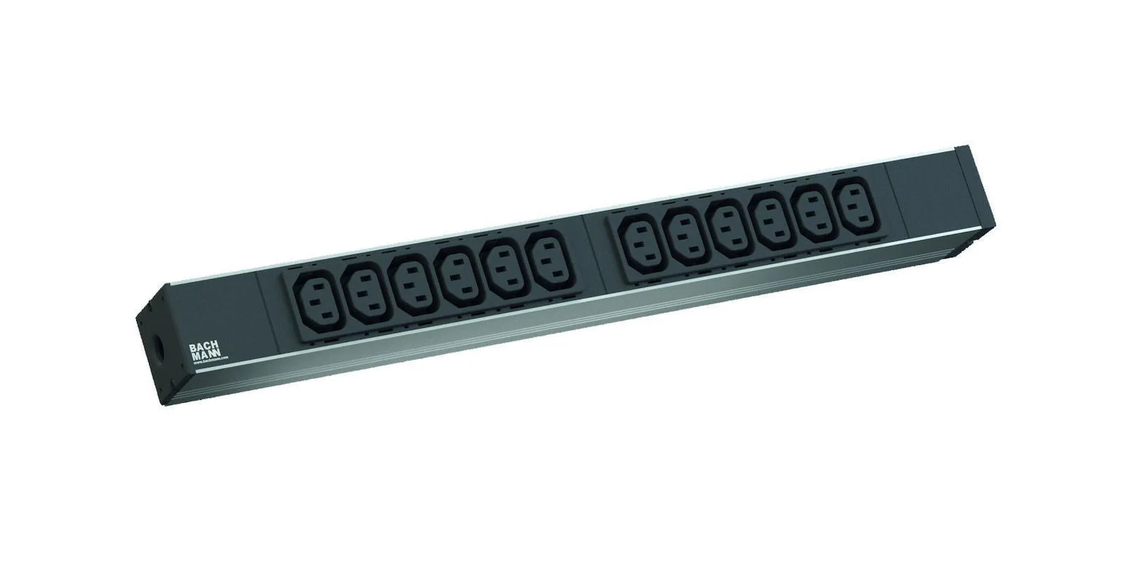 20241025111049_bachmann_pdu_1u_19_inch_rack_mount_12_iec_outlets_schuko_input_max_16_a_2_m_cable_black_333_616_green_stamp_4_lei.jpeg Bachmann Pdu 1u 19-inch Rack Mount 12 Iec Outlets Schuko Input Max 16 A 2 M Cable Black "333.616" Green Stamp 4 Lei - Image 1