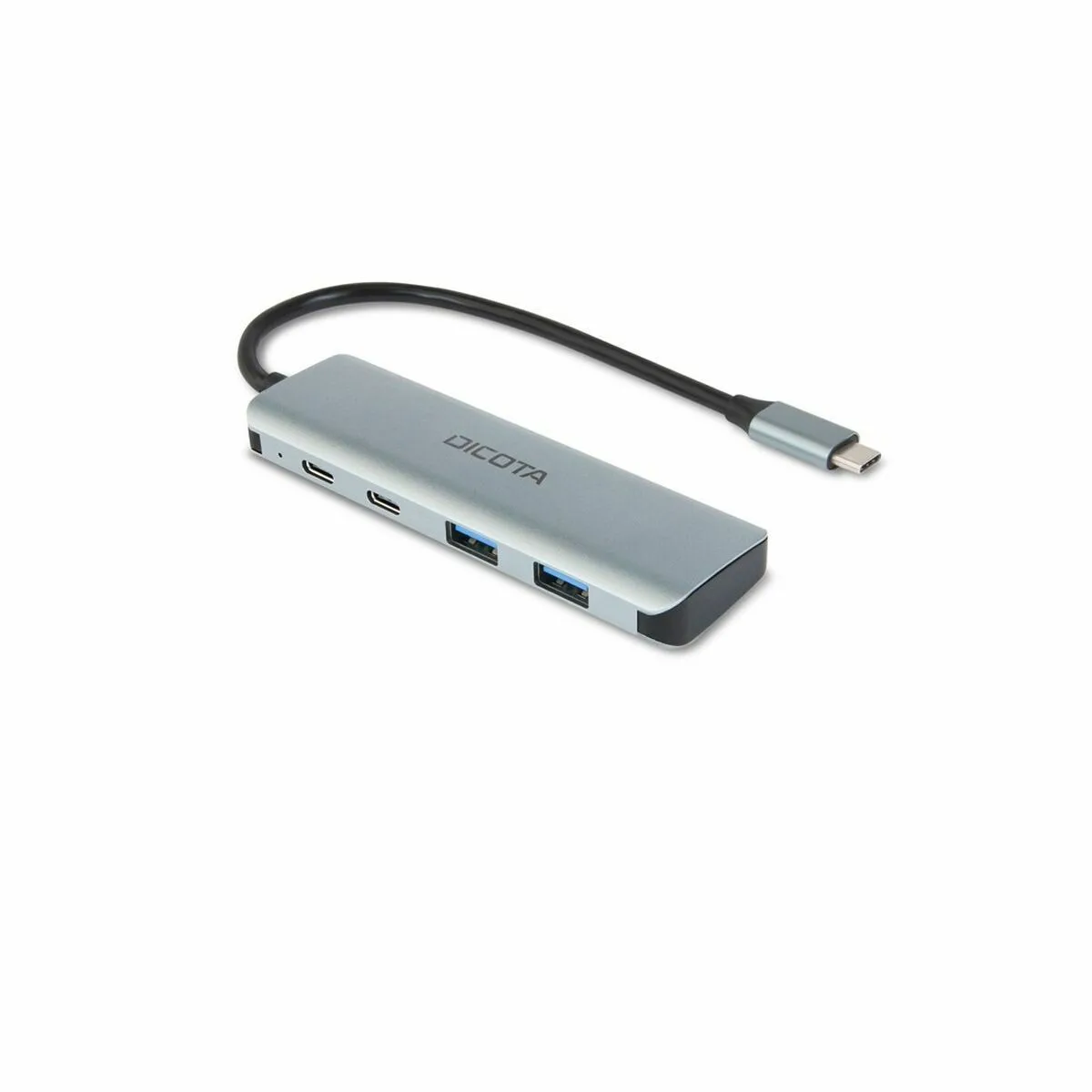 Dicota Hub 4 Θυρών USB 3.2 με σύνδεση USB-A Γκρι D32061 - Image 1