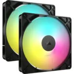 Corsair RS140 Case Fan (1700rpm / 95.5cfm) με ARGB Φωτισμό και Σύνδεση 4-Pin PWM 2τμχ