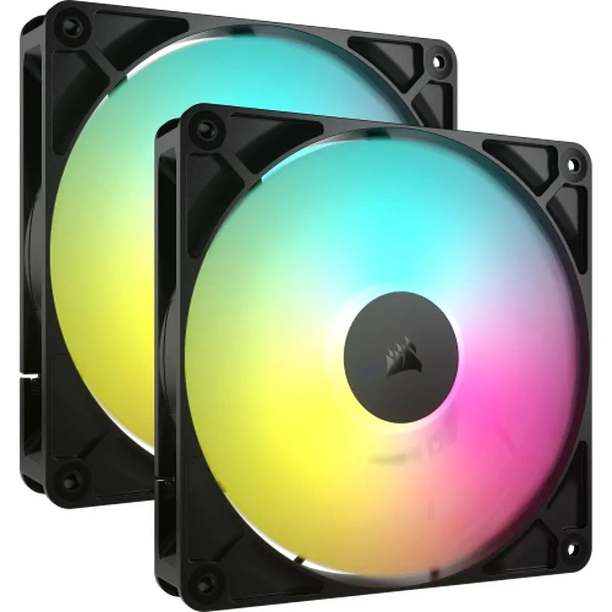 Corsair RS140 Case Fan (1700rpm / 95.5cfm) με ARGB Φωτισμό και Σύνδεση 4-Pin PWM 2τμχ - Image 1