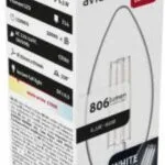 Avide Λάμπα LED 6.5W 97mm για Ντουί E14 και Σχήμα C37 Θερμό Λευκό 806lm 15 001 2051