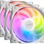 Adata XPG Vento 120 Case Fan (1200rpm / 45.3cfm) με ARGB Φωτισμό και Σύνδεση 3-Pin 3τμχ Λευκό
