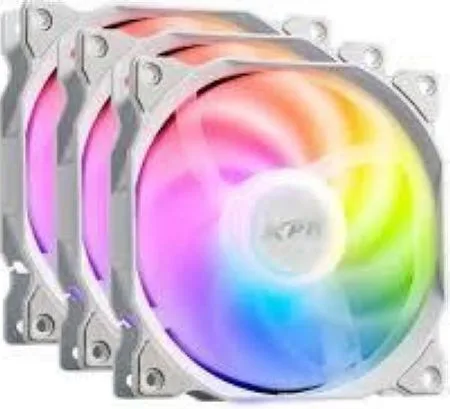Adata XPG Vento 120 Case Fan (1200rpm / 45.3cfm) με ARGB Φωτισμό και Σύνδεση 3-Pin 3τμχ Λευκό - Image 1