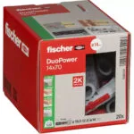 fischer Duopower Ούπα Πλαστικό 14x70mm 20τμχ 538254