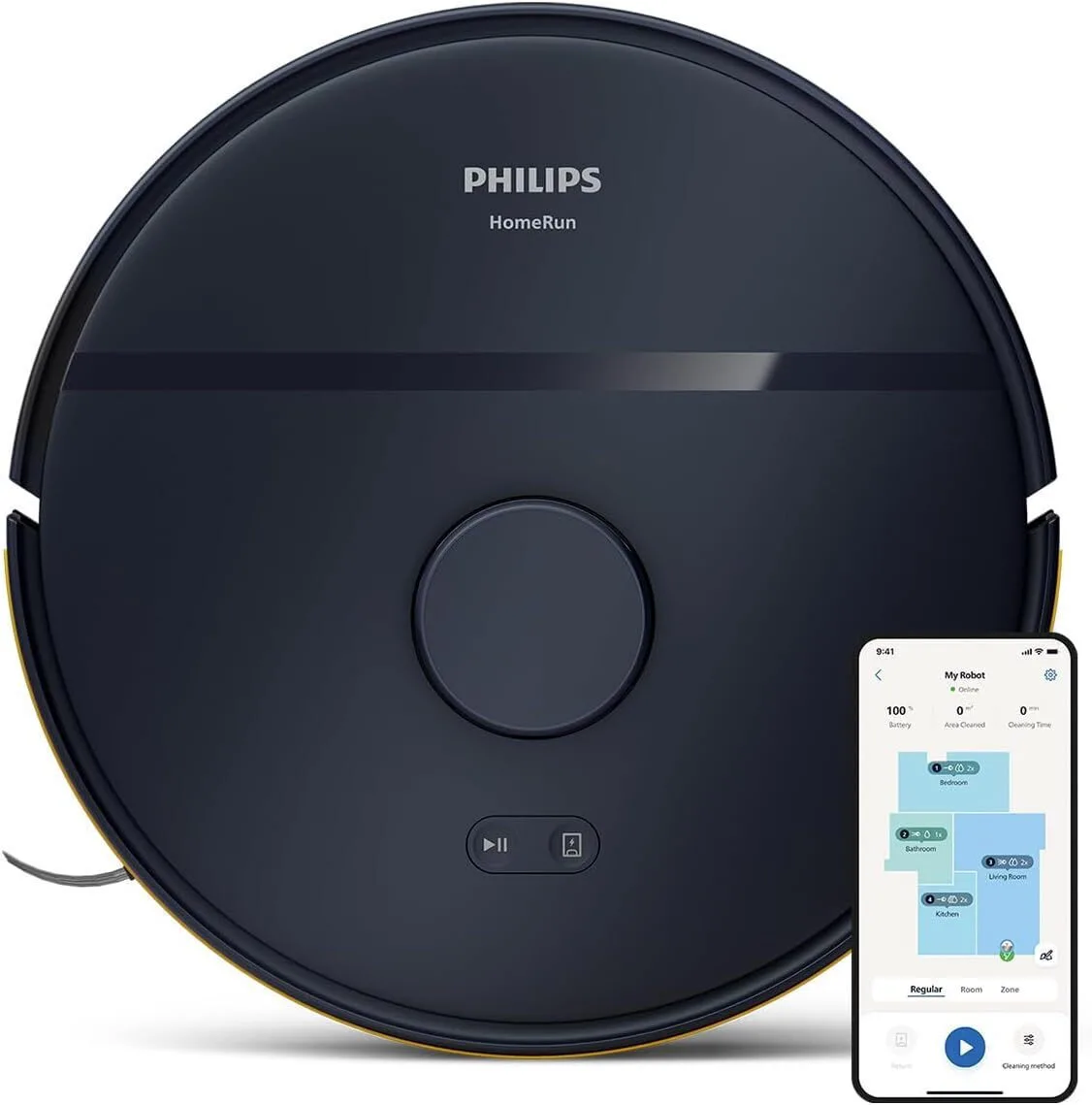 20241108151951_philips_xu2000_10_skoupa_rompot_gia_skoupisma_sfougarisma_me_wi_fi.jpeg Philips 2000 Series Σκούπα Ρομπότ με Χαρτογράφηση Laser & Απορρόφηση 6000Pa Μαύρη - Image 1