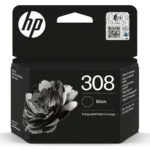 HP 308 Γνήσιο Μελάνι Εκτυπωτή InkJet Μαύρο (7FP21UE)