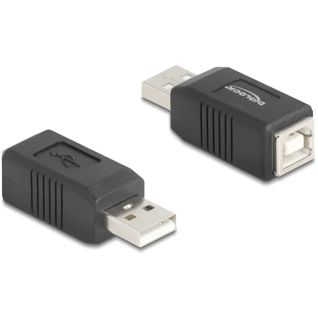 DeLock Μετατροπέας USB-A male σε USB-B female 1τμχ 67202 - Image 1