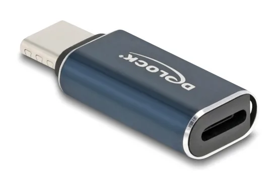 DeLock Μετατροπέας USB-C / Lightning male σε USB-C / Lightning female Γκρι 1τμχ 60688 - Image 1